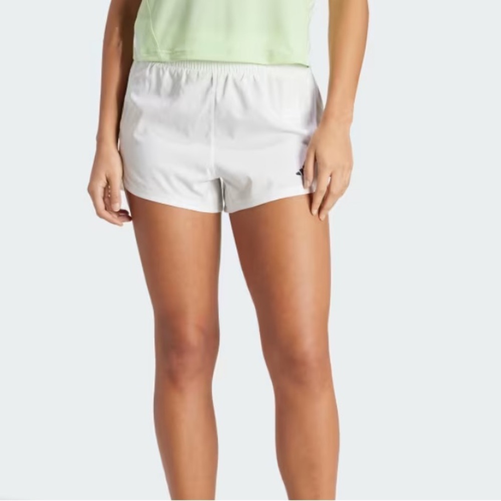 Adidas Women's White Athletic Shorts
